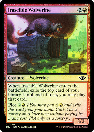 Irascible Wolverine (otj) (130) / Foil
