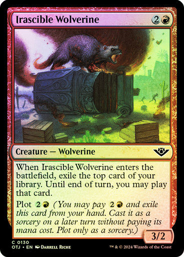 Irascible Wolverine (otj) (130) / Foil
