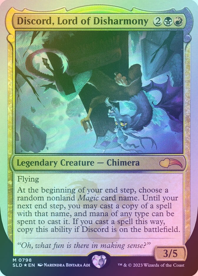 Discord, Lord of Disharmony (SLD) (798) / Foil