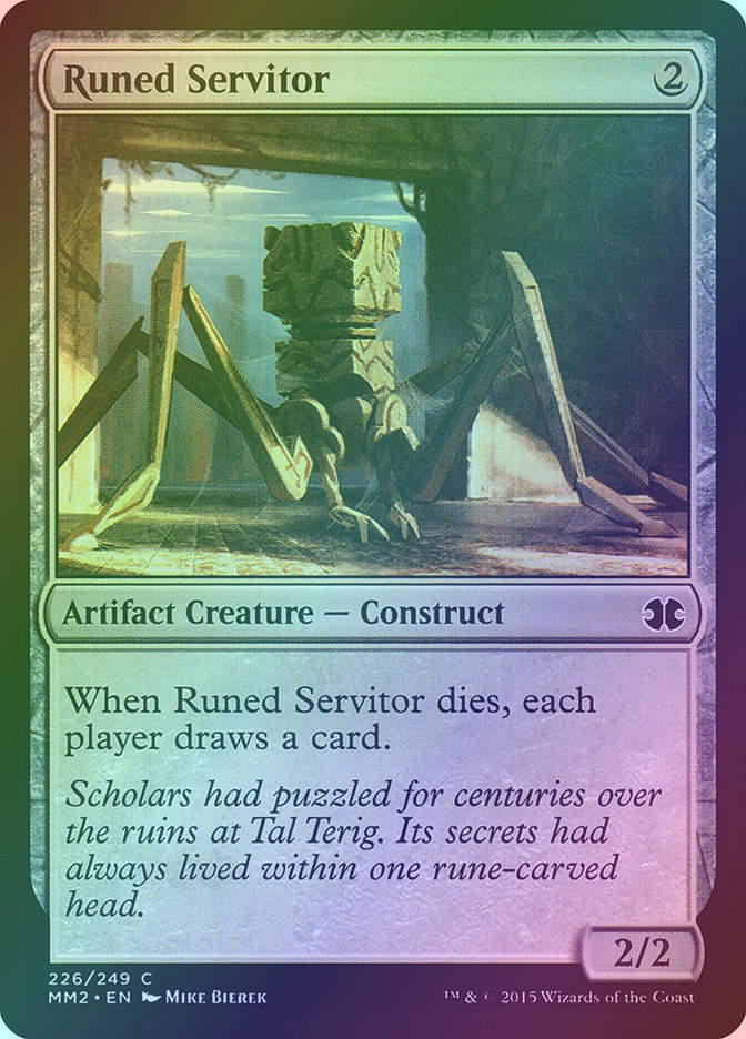 Runed Servitor (MM2) (226) / Foil