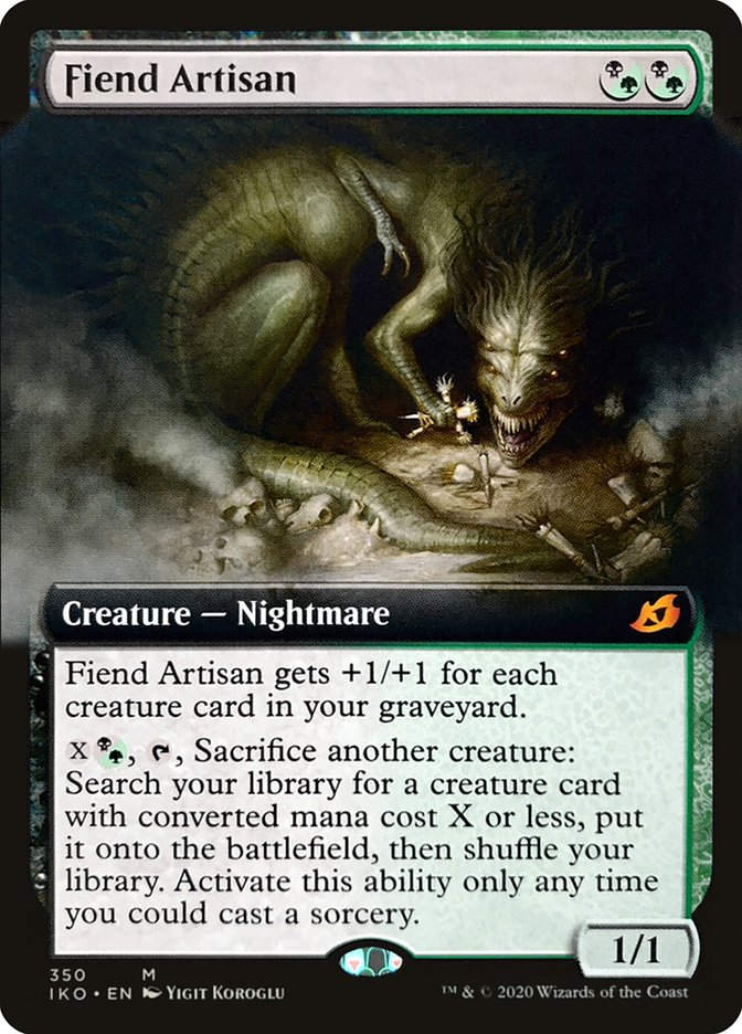 Fiend Artisan (IKO) (350) / Extended Art