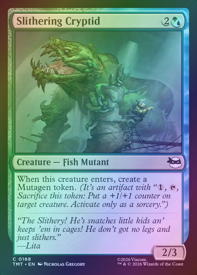 Slithering Cryptid (TMT) (168) / Foil
