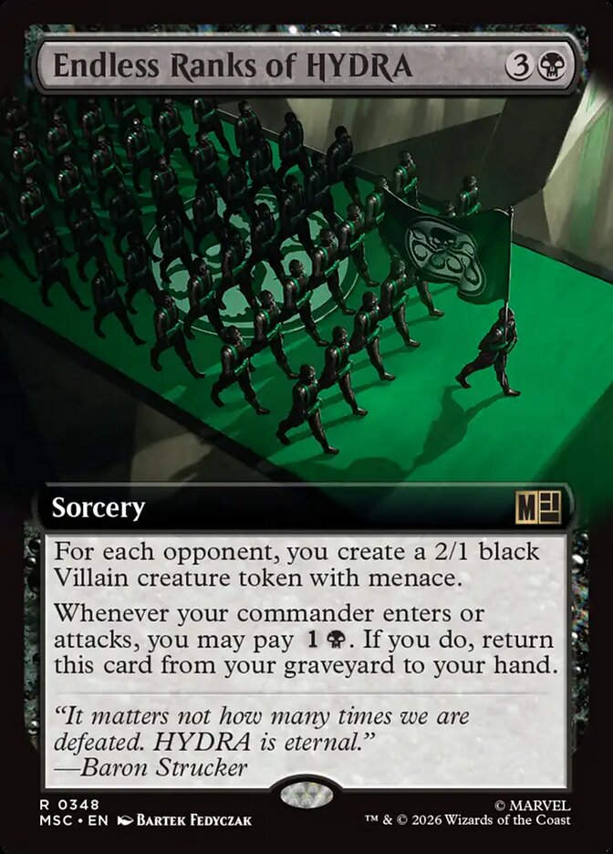 Endless Ranks of HYDRA (MSC) (348) / Extended Art