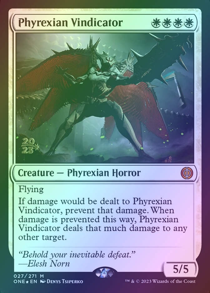 Phyrexian Vindicator (PONE) (27s) / Foil