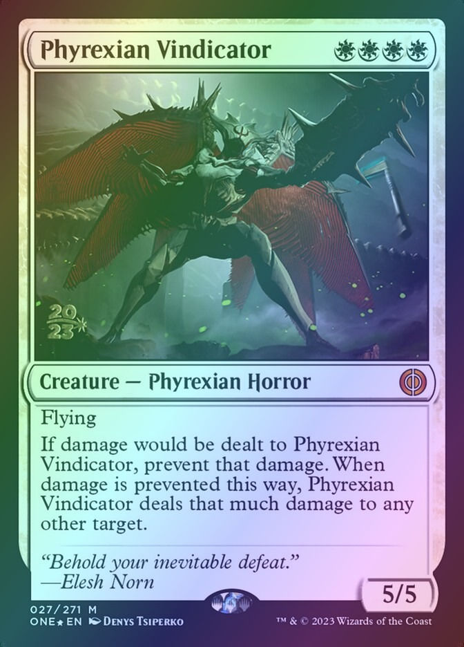 Phyrexian Vindicator (PONE) (27s) / Foil