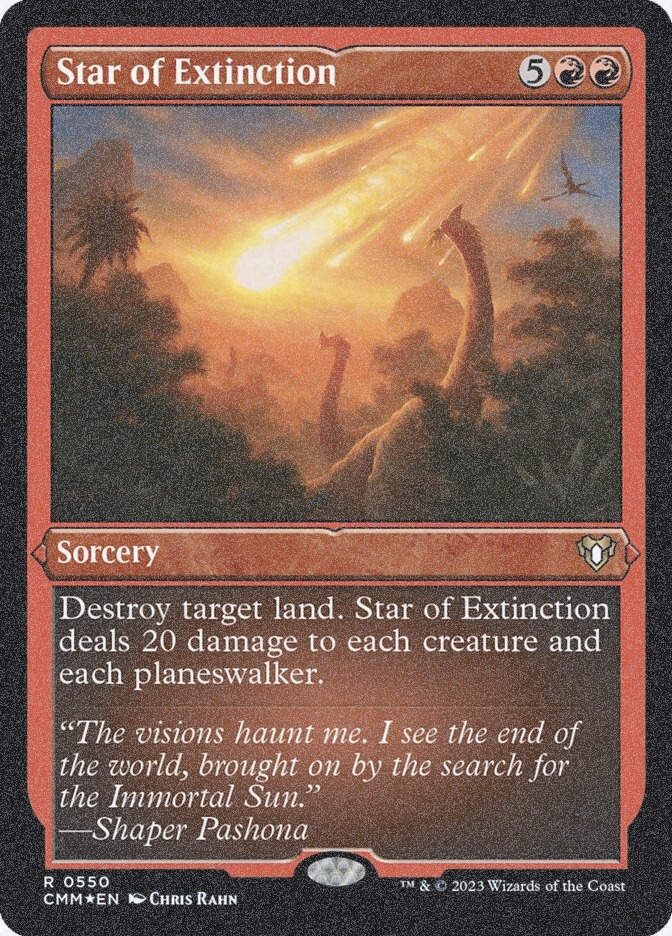 Star of Extinction (CMM) (550) / Foil Etched