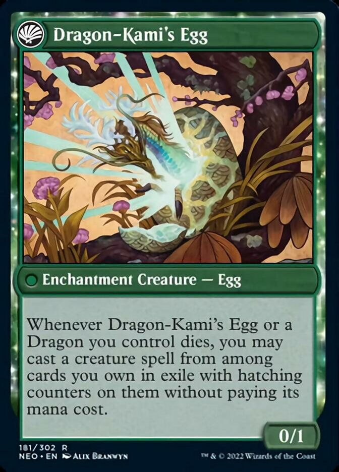 The Dragon-Kami Reborn // Dragon-Kami's Egg (NEO) — cara 2 de 2