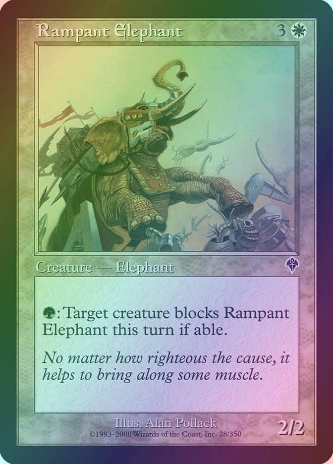 Rampant Elephant (INV) (28) / Foil