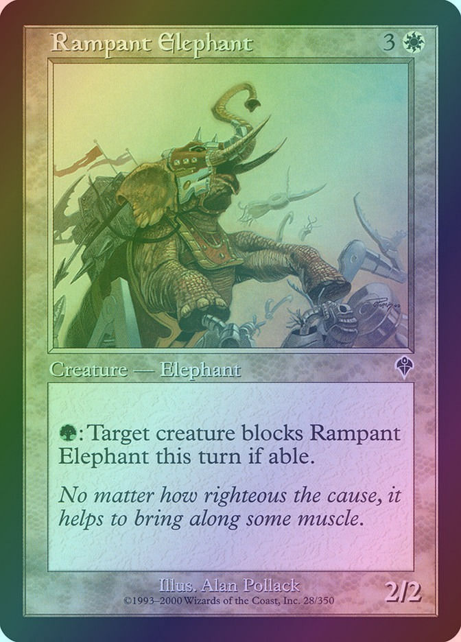 Rampant Elephant (INV) (28) / Foil
