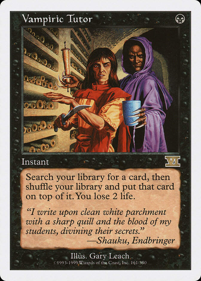 Vampiric Tutor (6ED) (161)