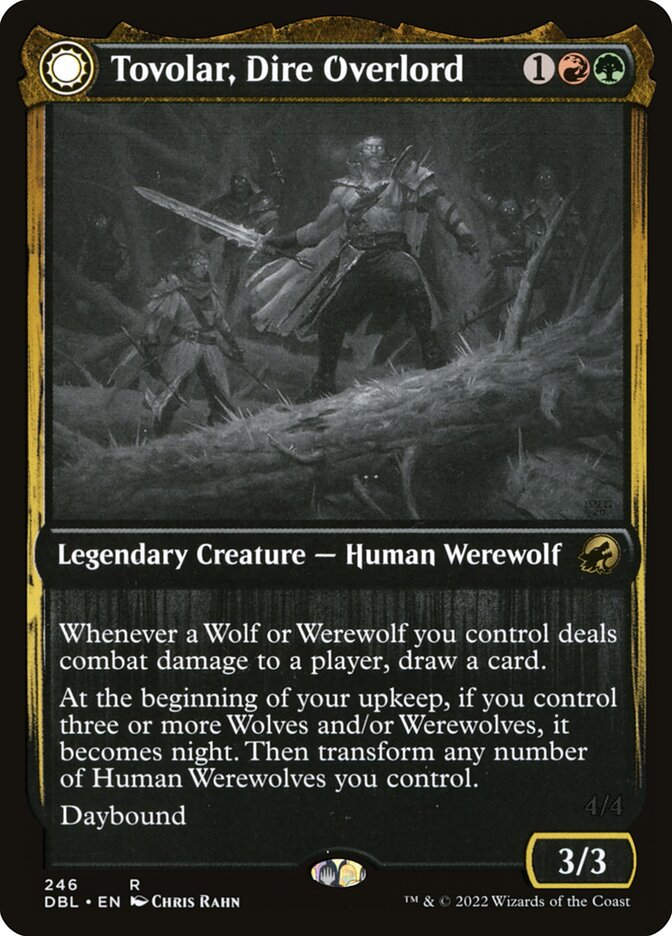 Tovolar, Dire Overlord // Tovolar, the Midnight Scourge (DBL) (246)