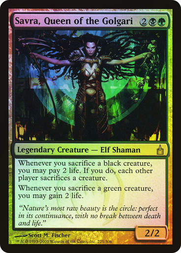 Savra, Queen of the Golgari (rav) / Foil