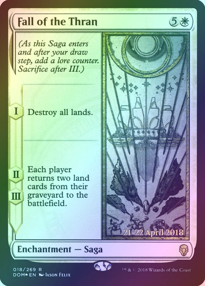 Fall of the Thran (PDOM) (18s) / Foil