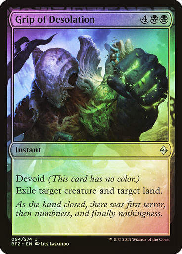Grip of Desolation (BFZ) (94) / Foil
