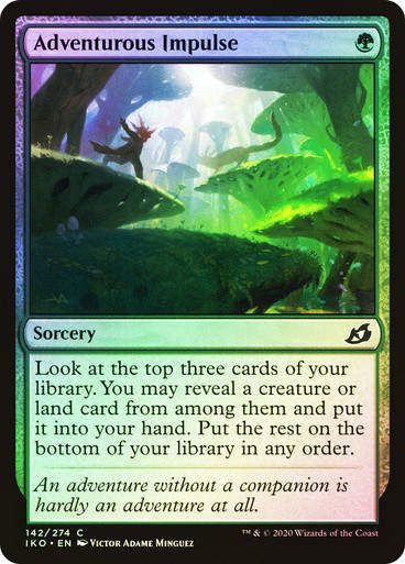 Adventurous Impulse (IKO) (142) / Foil