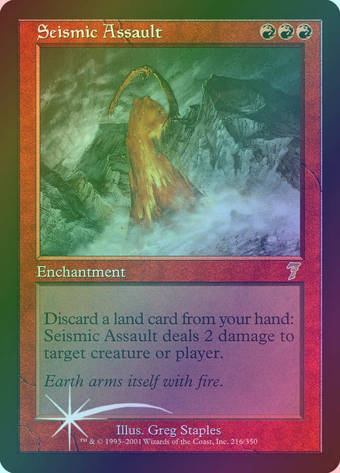 Seismic Assault (7ED) (216★) / Foil