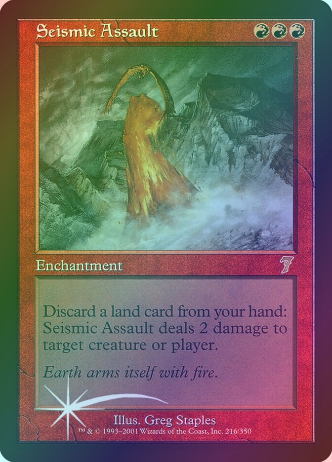Seismic Assault (7ED) (216★) / Foil