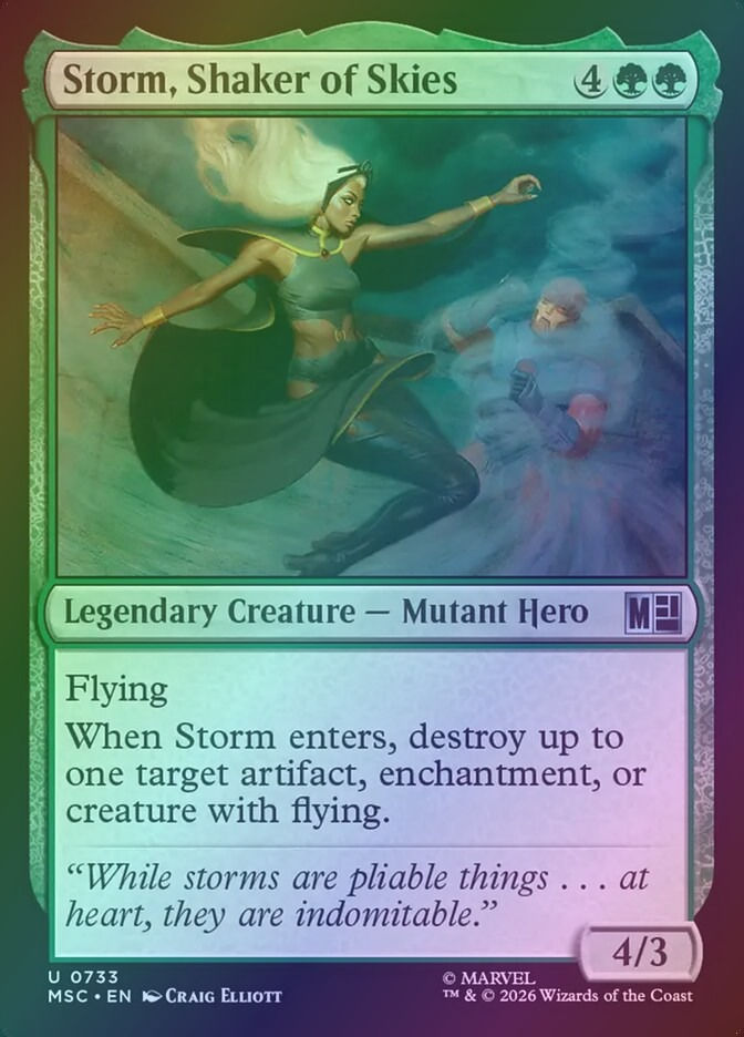 Storm, Shaker of Skies (MSC) (733) / Foil