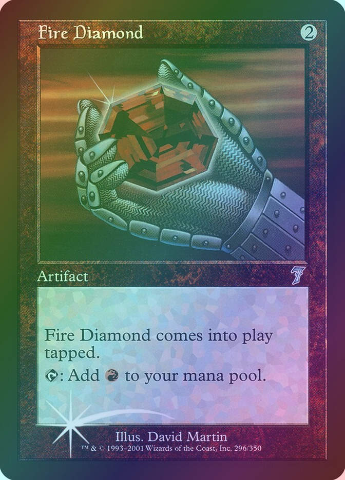 Fire Diamond (7ED) (296★) / Foil