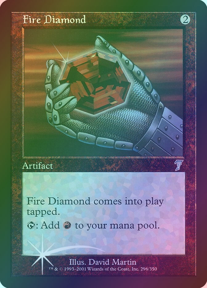 Fire Diamond (7ED) (296★) / Foil