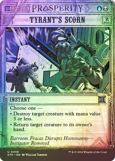 Tyrant's Scorn (otp) (56) / Foil
