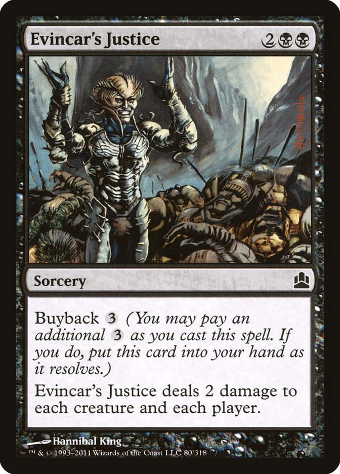 Evincar's Justice (cmd)