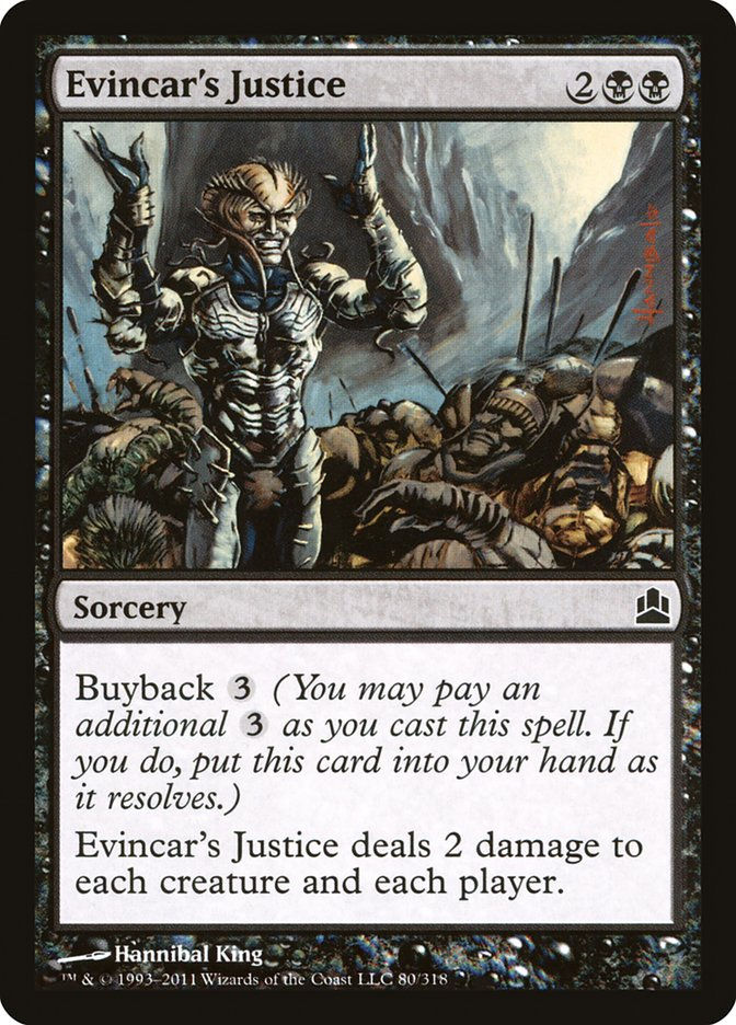 Evincar's Justice (cmd)