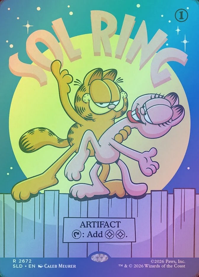Sol Ring (SLD) (2672) / Borderless / Foil