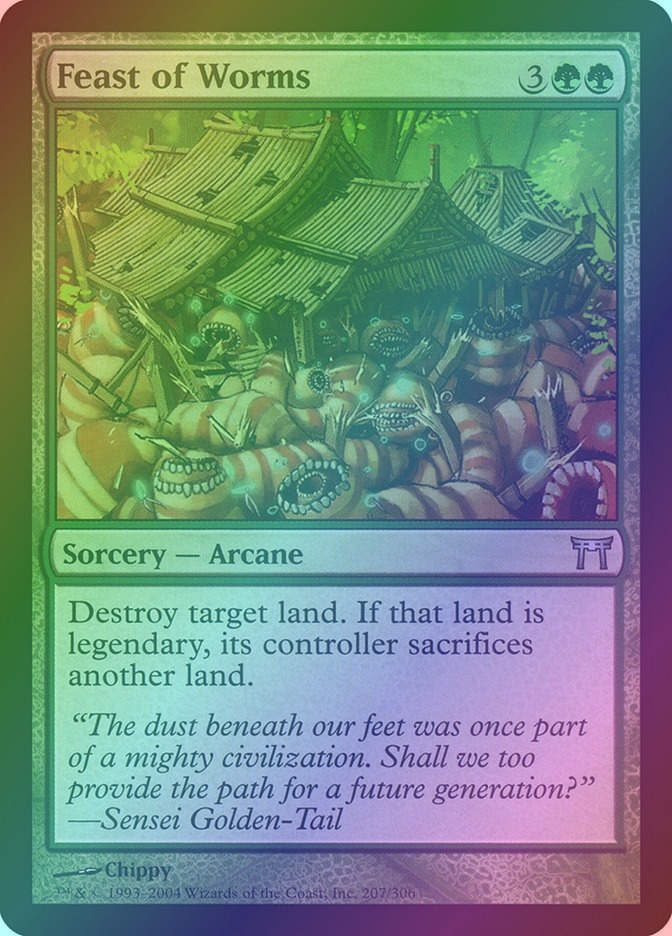 Feast of Worms (CHK) (207) / Foil