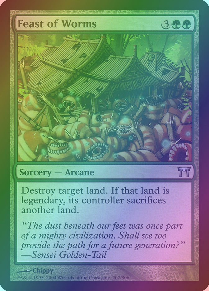 Feast of Worms (CHK) (207) / Foil