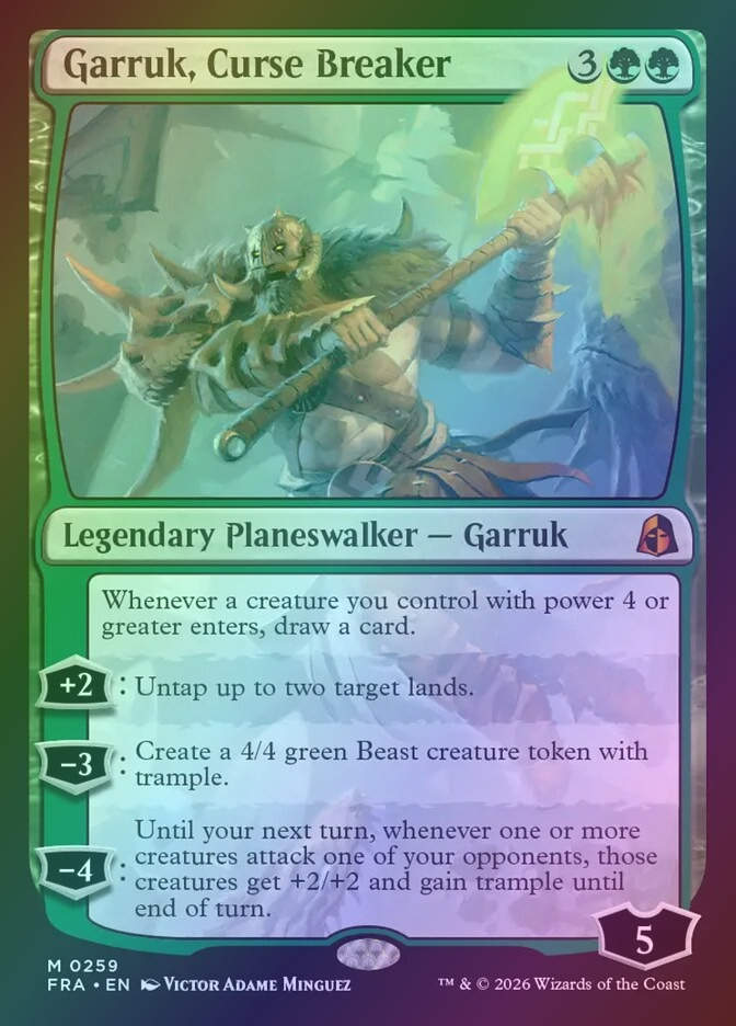 Garruk, Curse Breaker (FRA) (259) / Foil