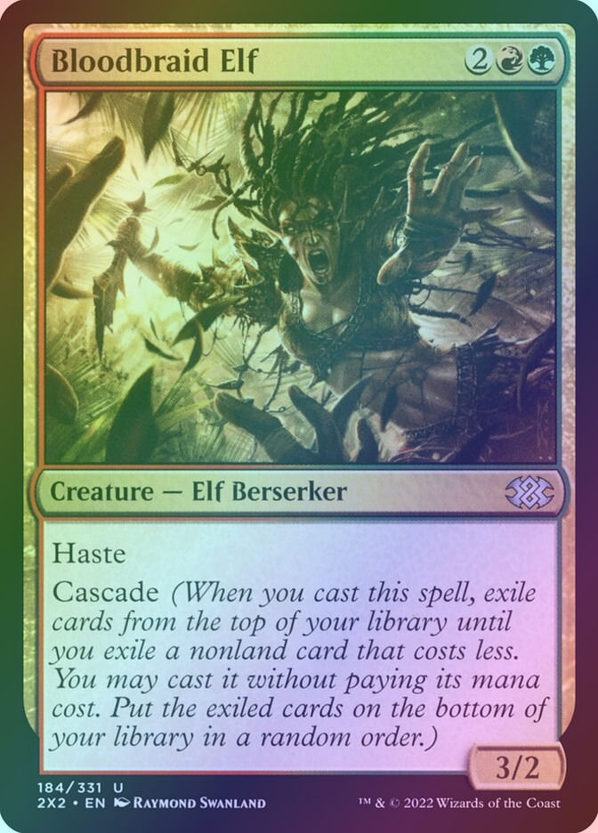 Bloodbraid Elf (2X2) (184) / Foil