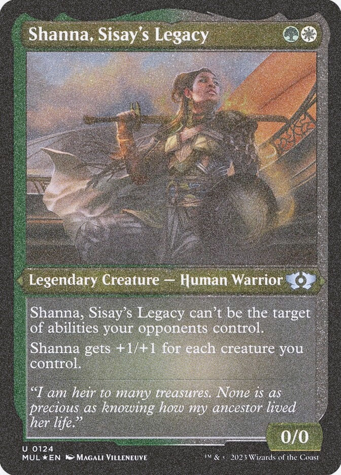 Shanna, Sisay's Legacy (MUL) (124) / Foil Etched
