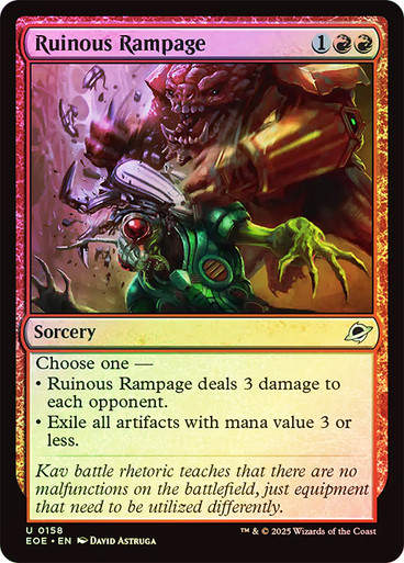 Ruinous Rampage (EOE) (158) / Foil