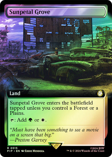 Sunpetal Grove (pip) (515) / Extended Art Foil