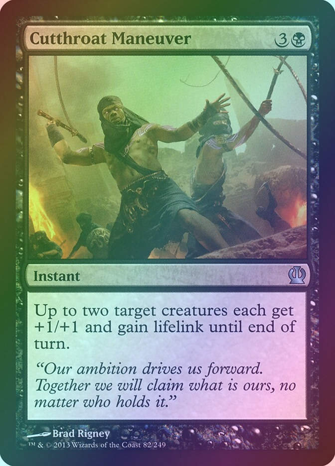 Cutthroat Maneuver (THS) (82) / Foil