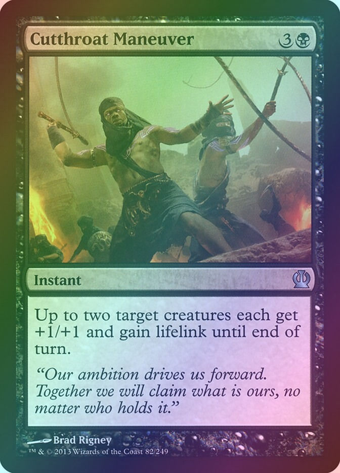 Cutthroat Maneuver (THS) (82) / Foil