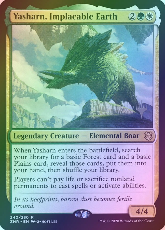 Yasharn, Implacable Earth (PZNR) (240p) / Foil