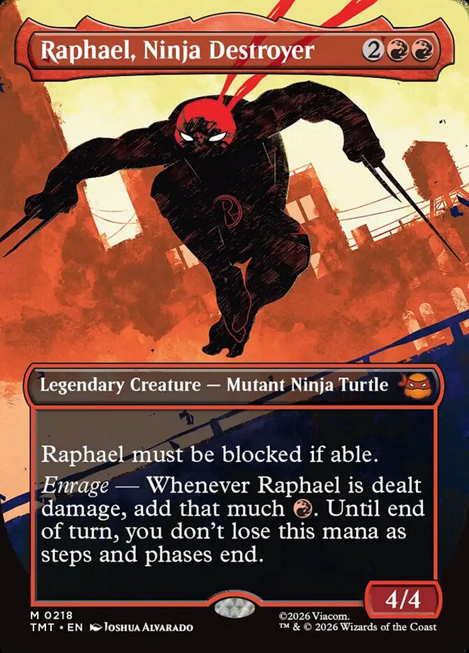 Raphael, Ninja Destroyer (TMT) (218) / Borderless