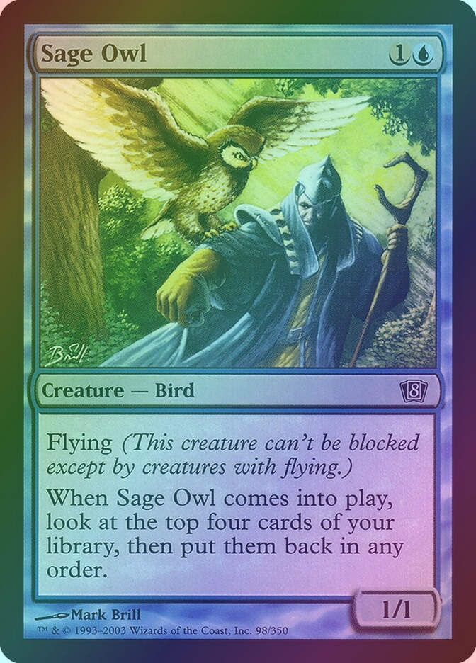 Sage Owl (8ED) (98★) / Foil