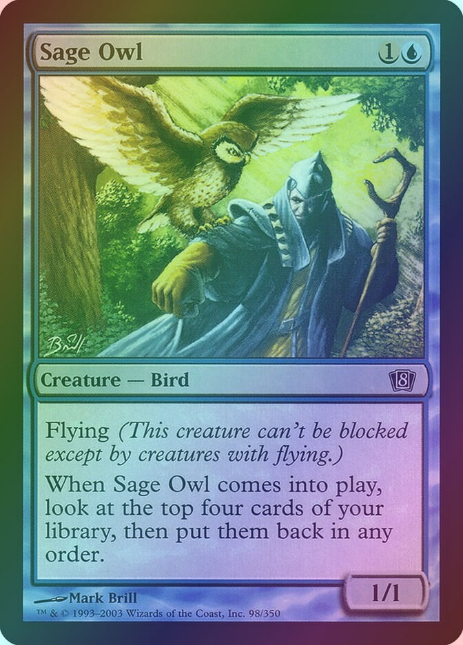 Sage Owl (8ED) (98★) / Foil