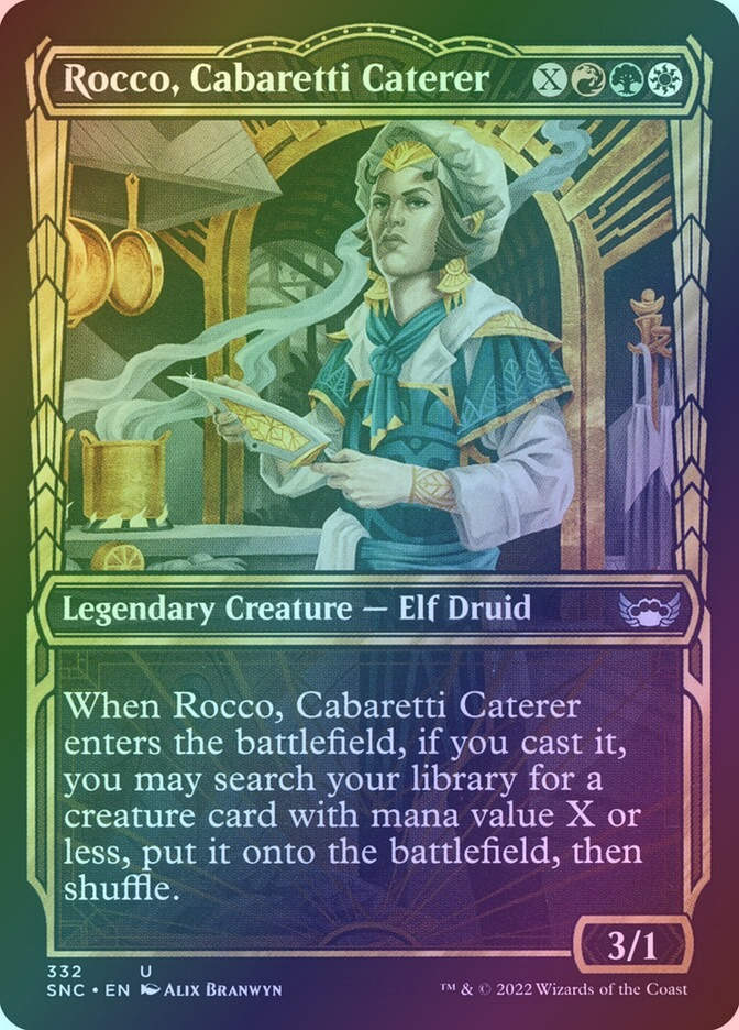 Rocco, Cabaretti Caterer (SNC) (332) / Showcase / Foil