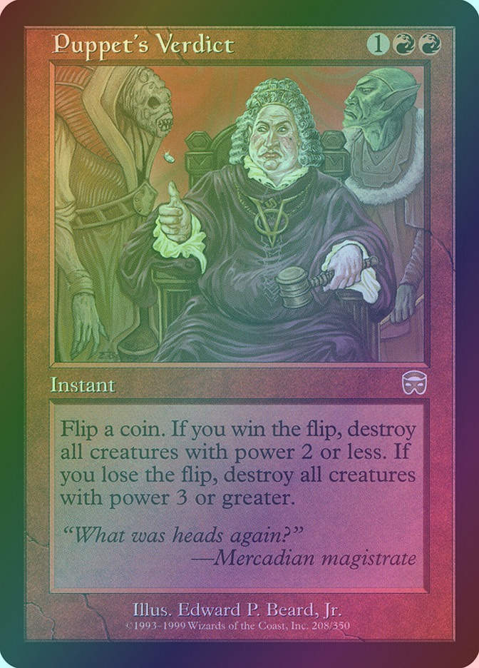 Puppet's Verdict (MMQ) (208) / Foil