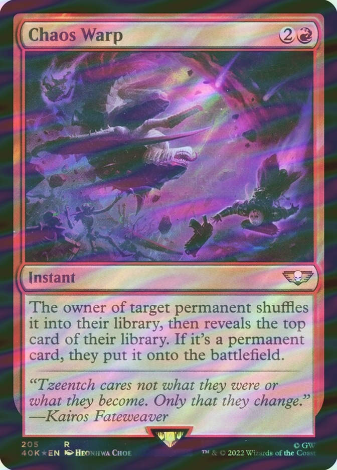 Chaos Warp (40K) (205★) / Surge Foil
