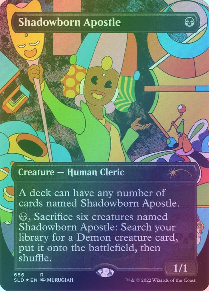 Shadowborn Apostle (SLD) (686) / Borderless / Foil