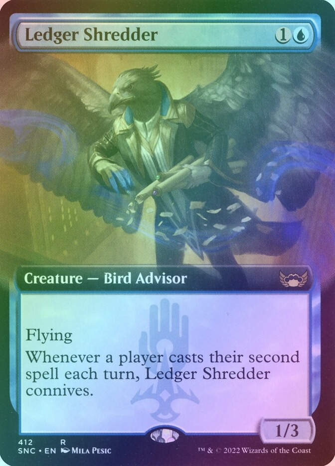 Ledger Shredder (SNC) (412) / Extended Art / Foil