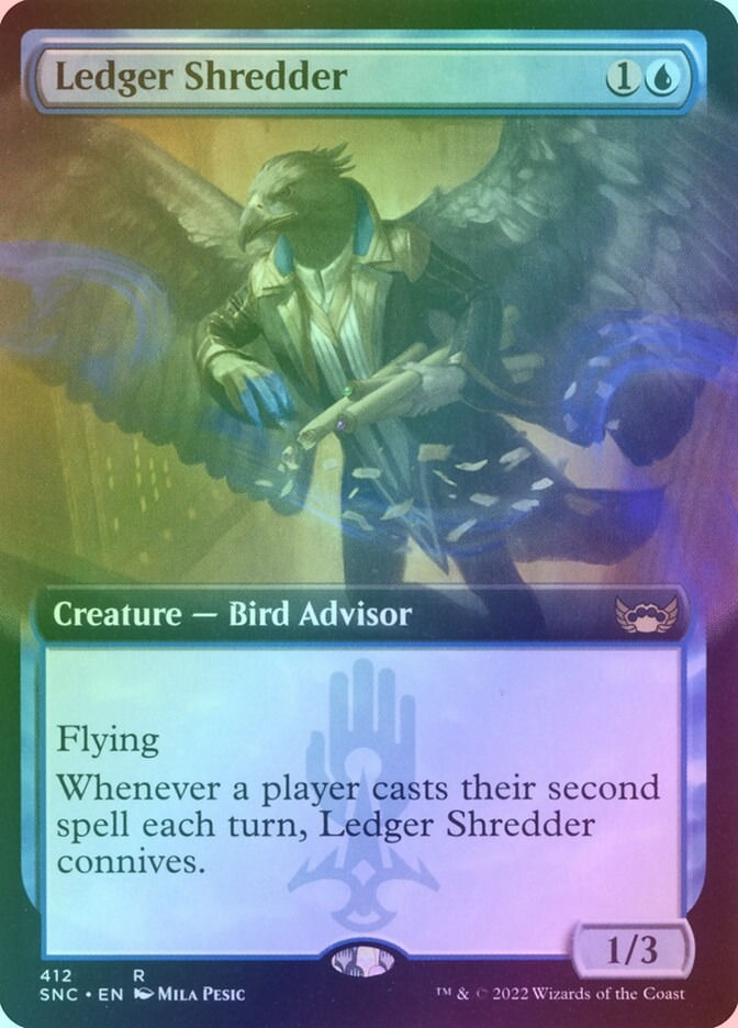 Ledger Shredder (SNC) (412) / Extended Art / Foil