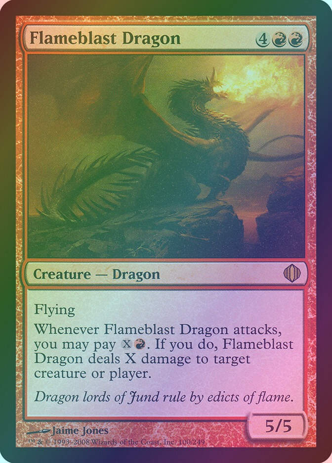 Flameblast Dragon (ALA) (100) / Foil