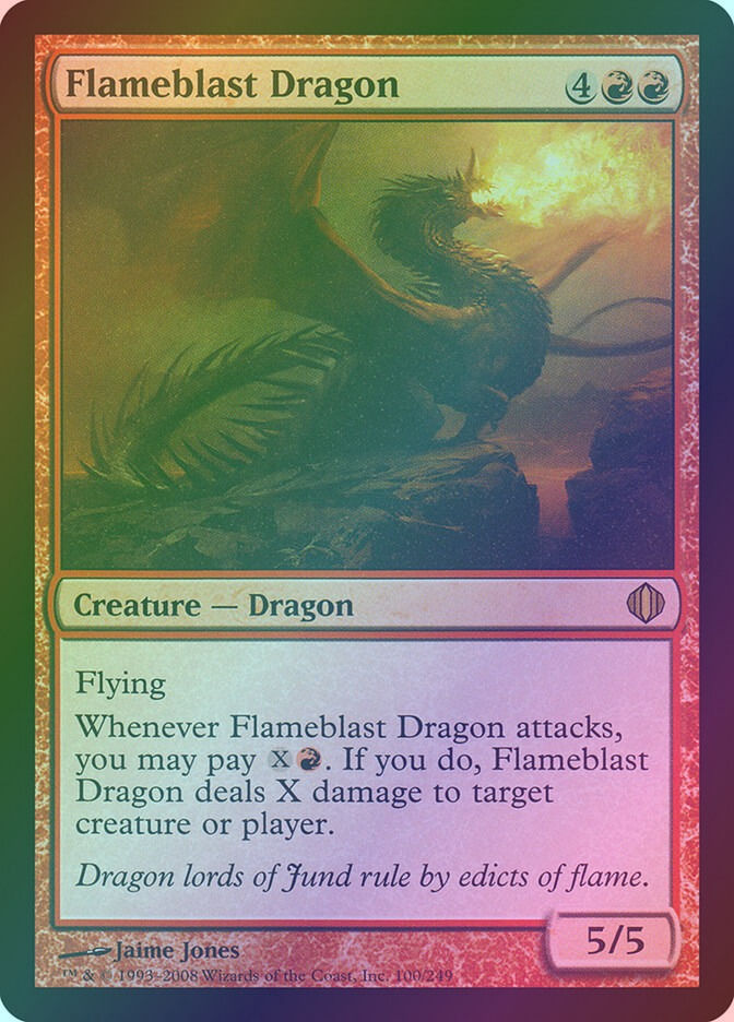 Flameblast Dragon (ALA) (100) / Foil
