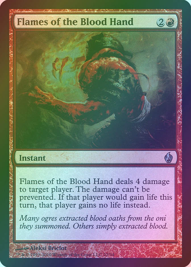 Flames of the Blood Hand (PD2) (22) / Foil